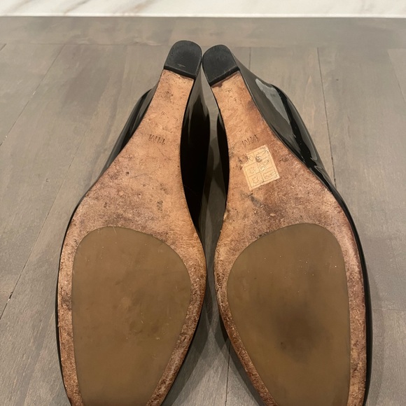 Tory Burch- Women's Black Gigi 75mm Wedges - Picture 4 of 4